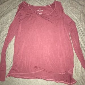 American Eagle Open Shoulder Long Sleeve